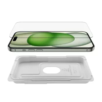 Προστασία οθόνης Belkin ScreenForce για iPhone 15 Plus ανθεκτικό στους κραδασμούς και στις γρατσουνιές σκληρυμένο γυαλί