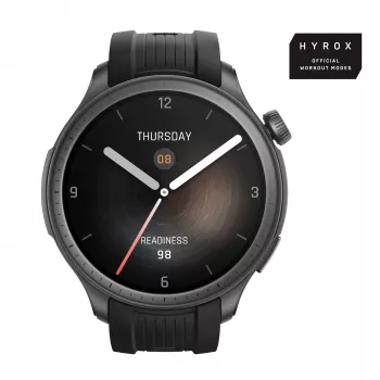 Amazfit Balance W2286GL2G έξυπνο ρολόι 3,81 cm (1,5 ιντσών) AMOLED 46 mm, οθόνη αφής 480 x 480, Wi-Fi, GPS, Midnight Black