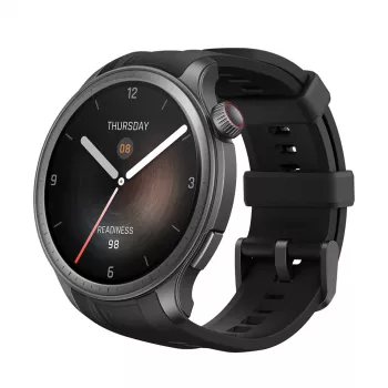 Amazfit Balance W2286GL2G έξυπνο ρολόι 3,81 cm (1,5 ιντσών) AMOLED 46 mm, οθόνη αφής 480 x 480, Wi-Fi, GPS, Midnight Black