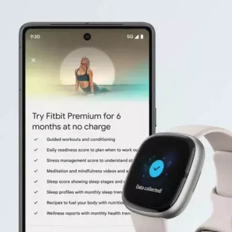 Smartwatch Fitbit Sense 2 ψηφιακή οθόνη αφής μαύρο