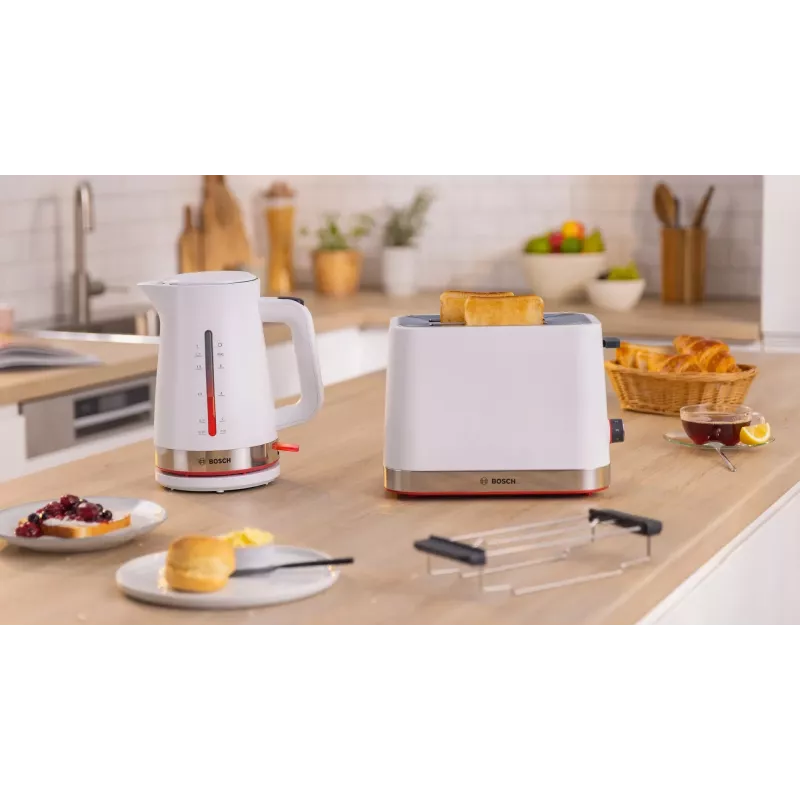 Bosch TWK4M221 ηλεκτρικός βραστήρας 1,7 L 2400 W λευκό