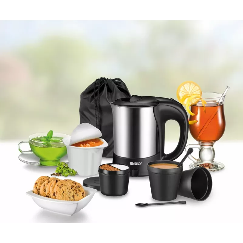 Unold 18575 βραστήρας 0,5 L 1000 W μαύρο, ανοξείδωτο ατσάλι