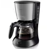 Philips Daily Collection HD7462/20 καφετιέρα, 15 φλιτζάνια, γυάλινη κανάτα, μαύρη/μέταλλο