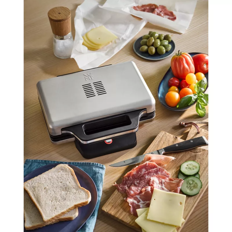 WMF 0415150011 Τοστιέρα σάντουιτς 800 W Μαύρο, Ασημί