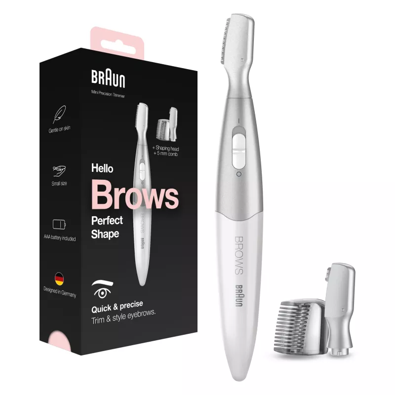 Trimmer ακριβείας Braun FG1106 ασημί