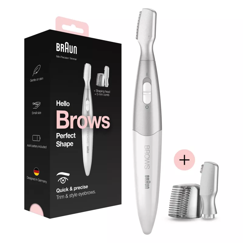 Trimmer ακριβείας Braun FG1106 ασημί