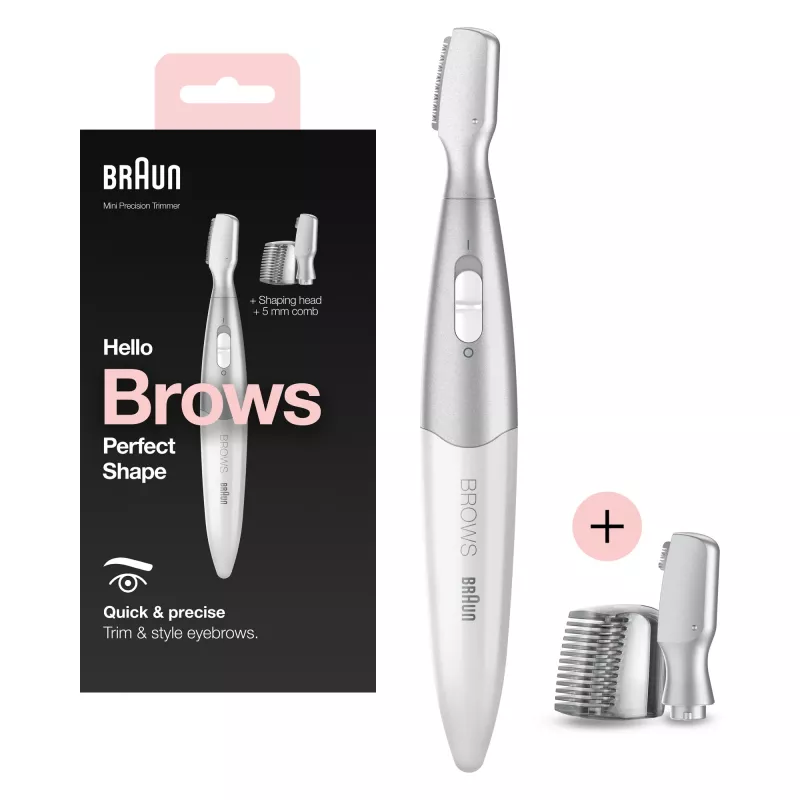 Trimmer ακριβείας Braun FG1106 ασημί