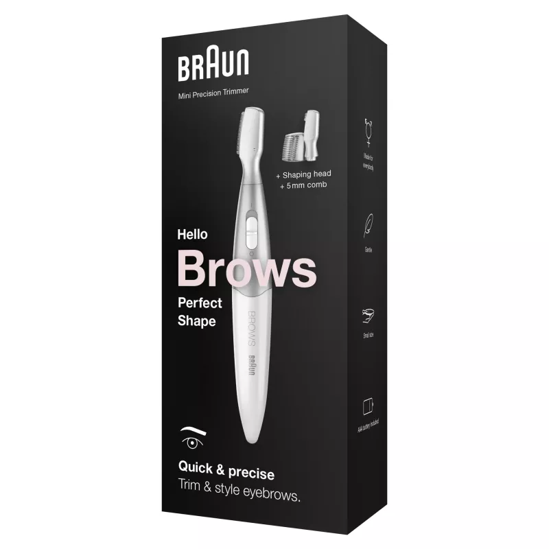 Trimmer ακριβείας Braun FG1106 ασημί