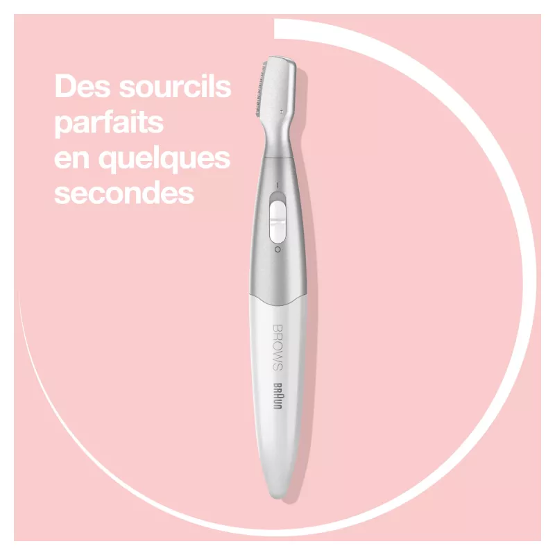 Trimmer ακριβείας Braun FG1106 ασημί
