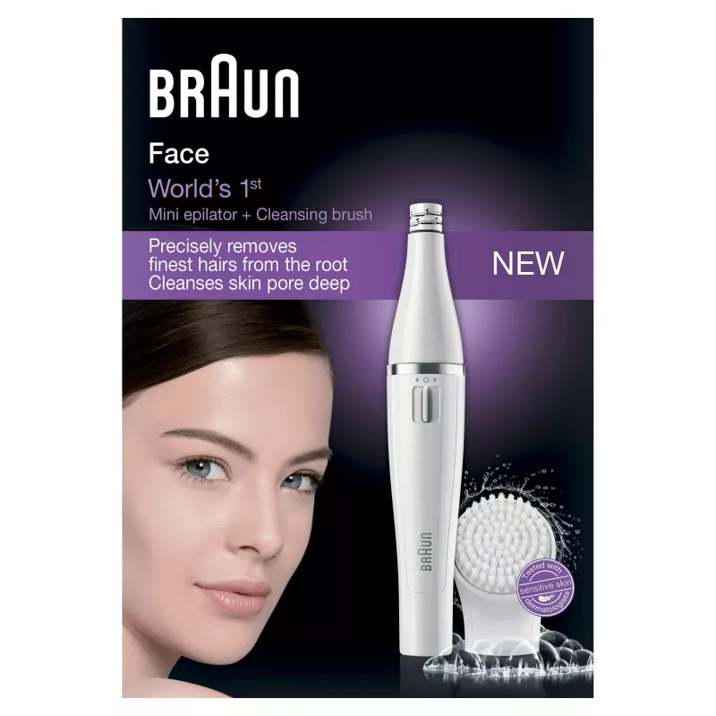 Αποτριχωτική συσκευή Braun Face 810+ λευκή
