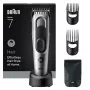 Κουρευτική μηχανή/trimmer Braun HC7590 μαύρο, ασημί 17 νικέλιο-υδρίδιο μετάλλου (NiMH)