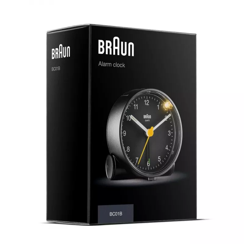 Ξυπνητήρι χαλαζία Braun BC01B Μαύρο