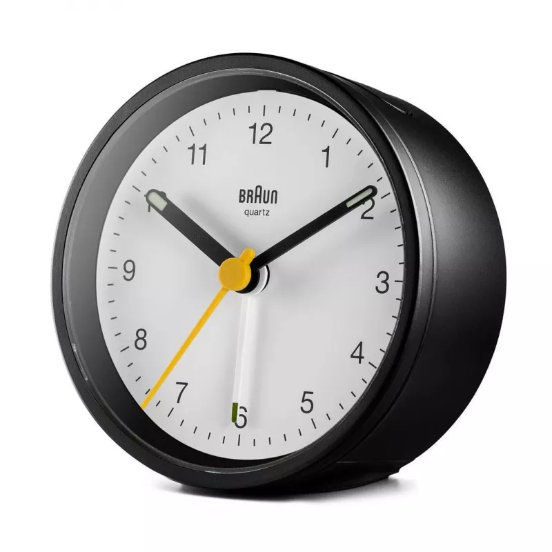 Ξυπνητήρι χαλαζία Braun BC12BW Μαύρο, Λευκό