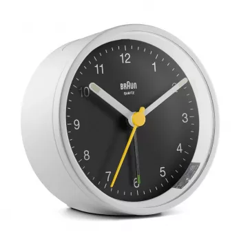 Ξυπνητήρι χαλαζία Braun BC12WB Μαύρο, Λευκό