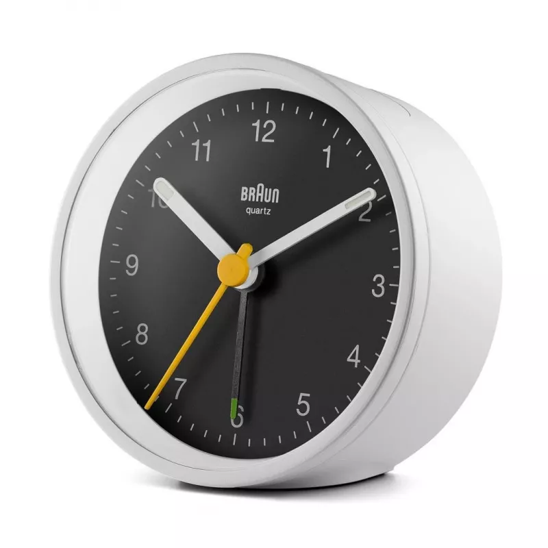 Ξυπνητήρι χαλαζία Braun BC12WB Μαύρο, Λευκό