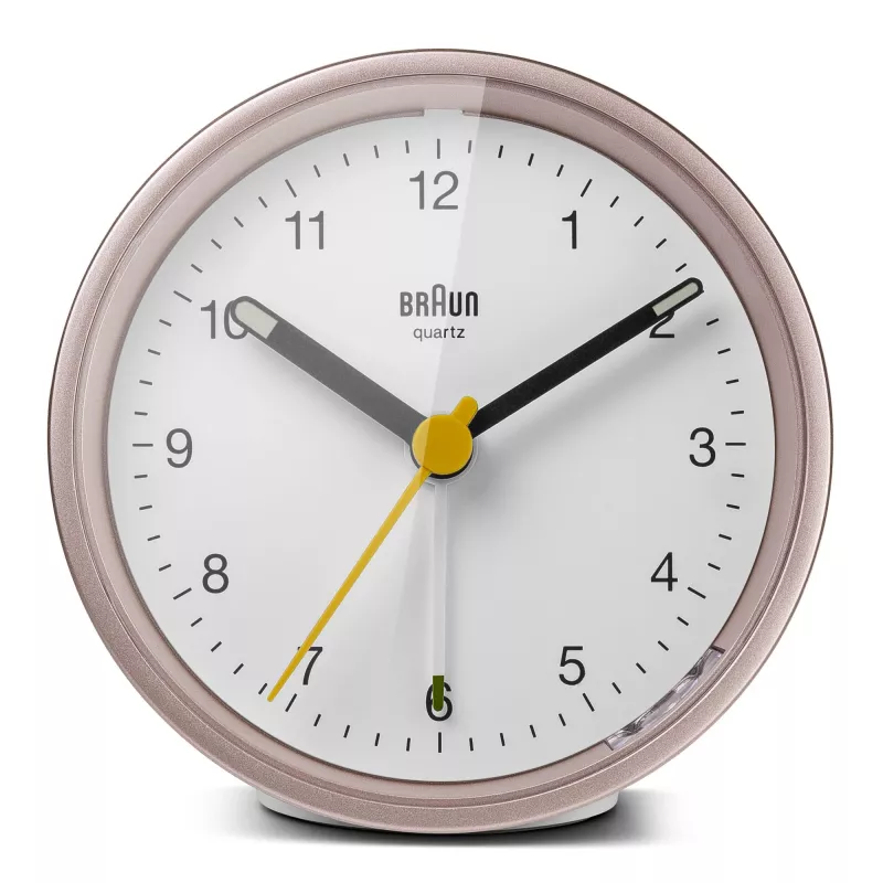 Ξυπνητήρι χαλαζία Braun BC12 Pink, Λευκό