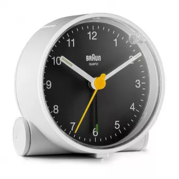 Ξυπνητήρι χαλαζία Braun BC01WB Μαύρο, Λευκό