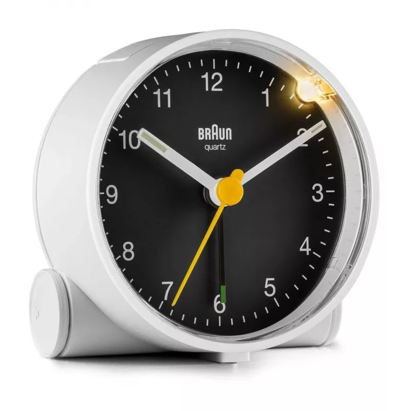 Ξυπνητήρι χαλαζία Braun BC01WB Μαύρο, Λευκό