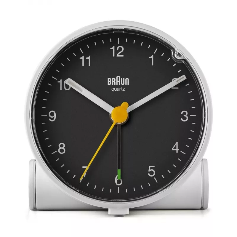 Ξυπνητήρι χαλαζία Braun BC01WB Μαύρο, Λευκό