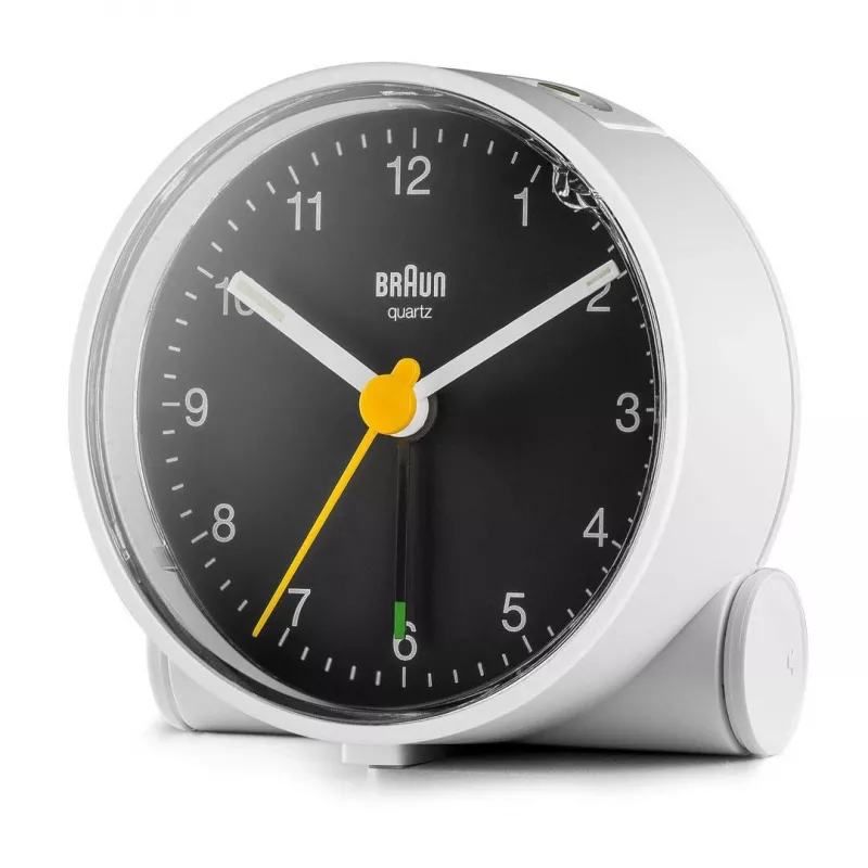 Ξυπνητήρι χαλαζία Braun BC01WB Μαύρο, Λευκό