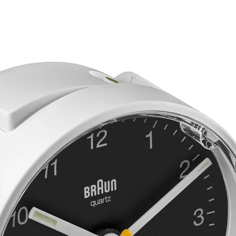 Ξυπνητήρι χαλαζία Braun BC01WB Μαύρο, Λευκό