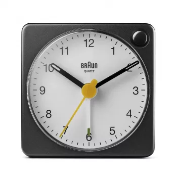 Ξυπνητήρι χαλαζία Braun BC02XBW Μαύρο, Λευκό
