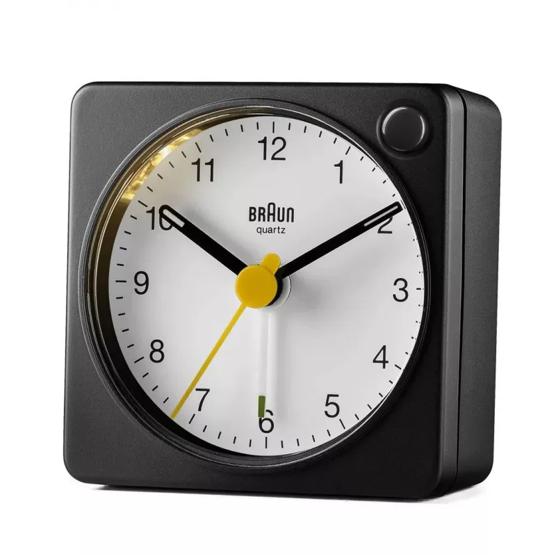 Ξυπνητήρι χαλαζία Braun BC02XBW Μαύρο, Λευκό