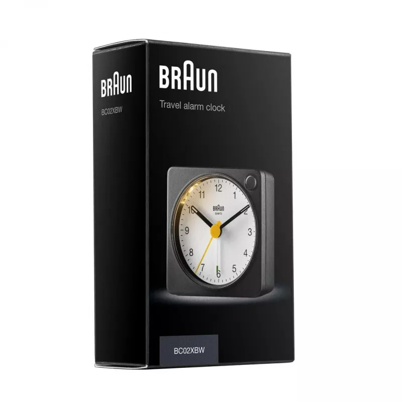 Ξυπνητήρι χαλαζία Braun BC02XBW Μαύρο, Λευκό