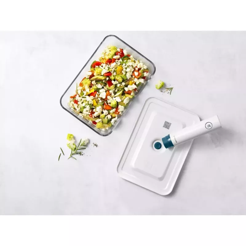 Δοχείο ZWILLING Fresh & Save Ορθογώνιο 2,2 L Διαφανές Λευκό