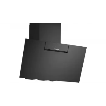 Siemens iQ300 LC87KFN60 κεκλιμένος απορροφητήρας τοίχου, 80 cm, Home Connect, 56 dB, ενεργειακή κλάση A+, LED, μαύρος