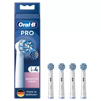Κεφαλές Οδοντόβουρτσας Oral-B Sensitive Clean 4 Τεμ. Λευκό