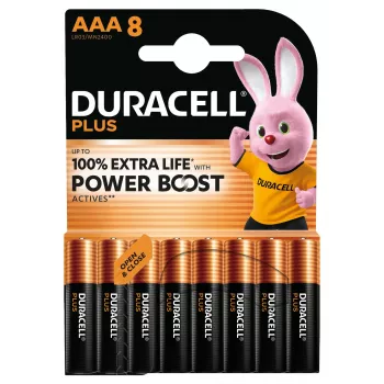 Duracell Plus Μπαταρία Μίας Χρήσης AAA Αλκαλική