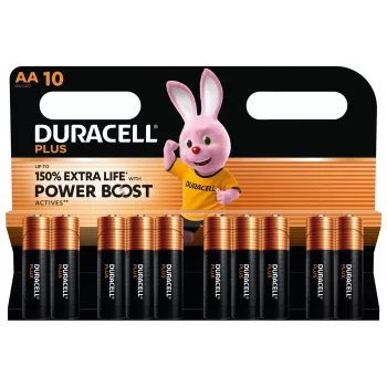 Duracell Plus Μπαταρία Μίας Χρήσης AA Αλκαλική