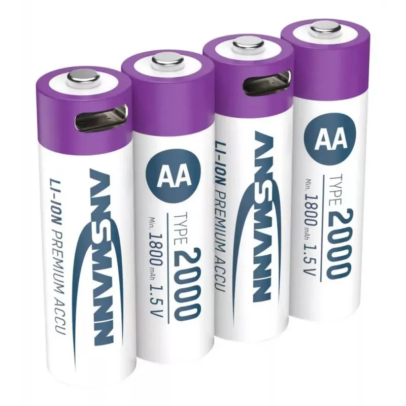 Επαναφορτιζόμενη μπαταρία Ansmann 1312-0036 AA Lithium-Ionen