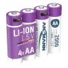 Επαναφορτιζόμενη μπαταρία Ansmann 1312-0036 AA Lithium-Ionen