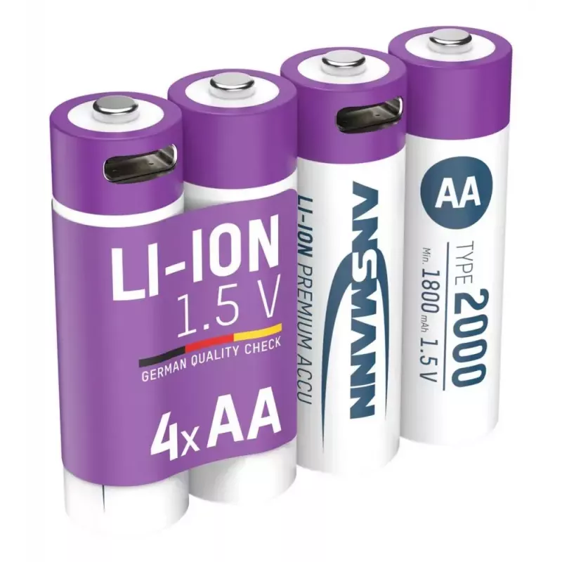 Επαναφορτιζόμενη μπαταρία Ansmann 1312-0036 AA Lithium-Ionen