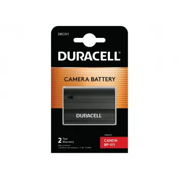 Μπαταρία κάμερας Duracell DRC511, αντικαθιστά Canon BP-511/BP-512, 1600 mAh