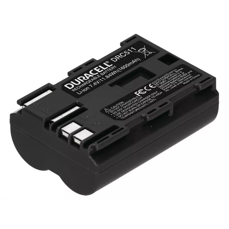 Μπαταρία κάμερας Duracell DRC511, αντικαθιστά Canon BP-511/BP-512, 1600 mAh