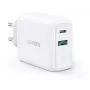 Ugreen 60468 Φορτιστής για φορητές συσκευές tablet, τηλέφωνο, Universal λευκό AC ταχεία φόρτιση εσωτερικού χώρου