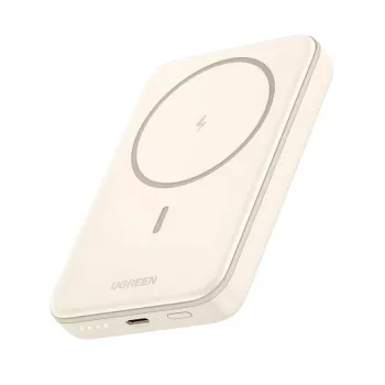 Ugreen 25208 Powerbank 10000 mAh ασύρματη φόρτιση μπεζ