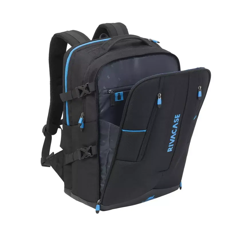 Σακίδιο Rivacase 7860 για laptop έως 43,9 cm (17,3 ίντσες), πολυεστέρας, μαύρο/μπλε