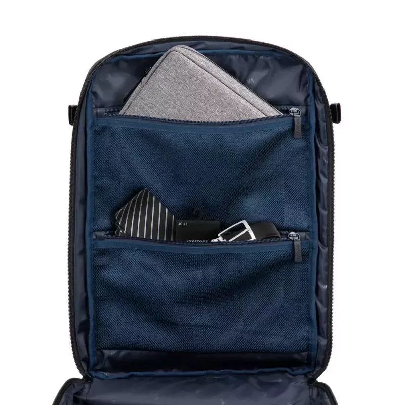Σακίδιο Rivacase 8461 43,9 cm 17,3 ίντσες μαύρο 2 μπροστινές τσέπες