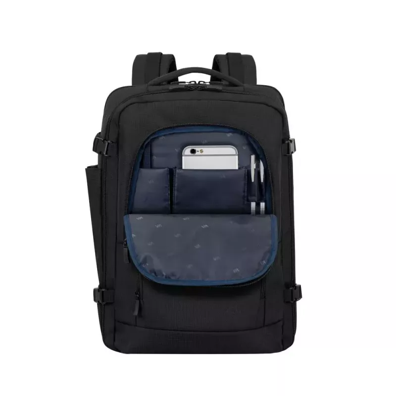 Σακίδιο Rivacase 8461 43,9 cm 17,3 ίντσες μαύρο 2 μπροστινές τσέπες