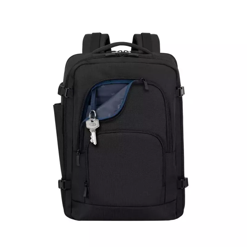 Σακίδιο Rivacase 8461 43,9 cm 17,3 ίντσες μαύρο 2 μπροστινές τσέπες