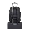 Σακίδιο Rivacase 8461 43,9 cm 17,3 ίντσες μαύρο 2 μπροστινές τσέπες