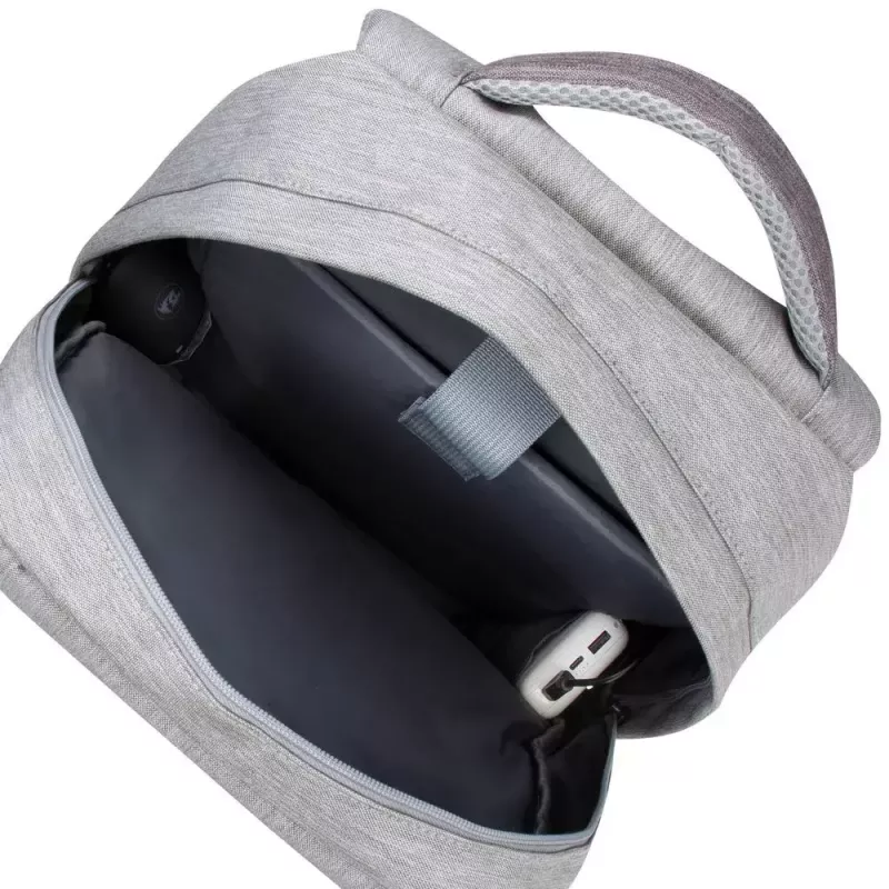 Rivacase 7562 Prater σακίδιο πλάτης laptop με αντικλεπτική προστασία 15,6 ίντσες (39,6 cm), γκρι/mocha