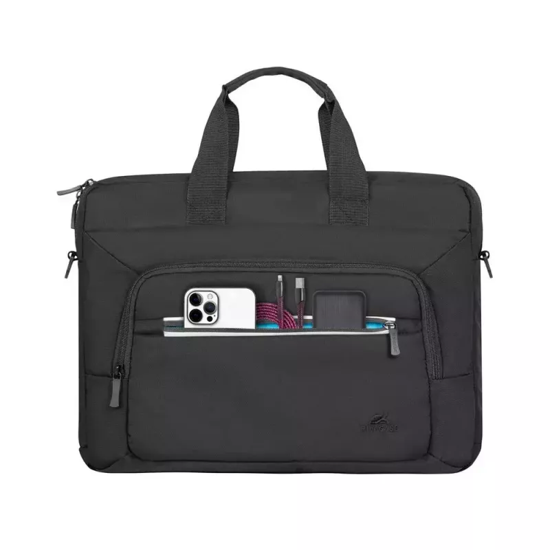 Rivacase 7521 Alpendorf ECO τσάντα laptop 13,3–14 ίντσες (35,6 cm), καμβάς, μαύρη