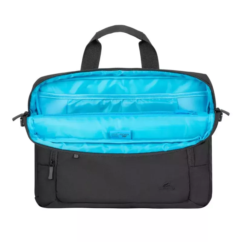 Rivacase 7521 Alpendorf ECO τσάντα laptop 13,3–14 ίντσες (35,6 cm), καμβάς, μαύρη