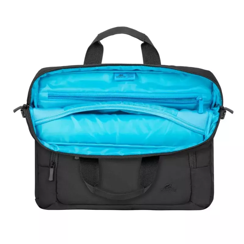 Rivacase 7521 Alpendorf ECO τσάντα laptop 13,3–14 ίντσες (35,6 cm), καμβάς, μαύρη