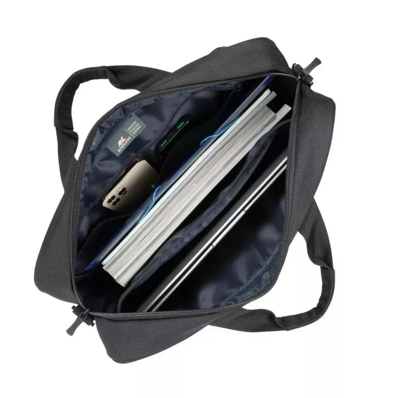 Τσάντα toploader Rivacase 8422 35,6 cm (14 ίντσες) μαύρη